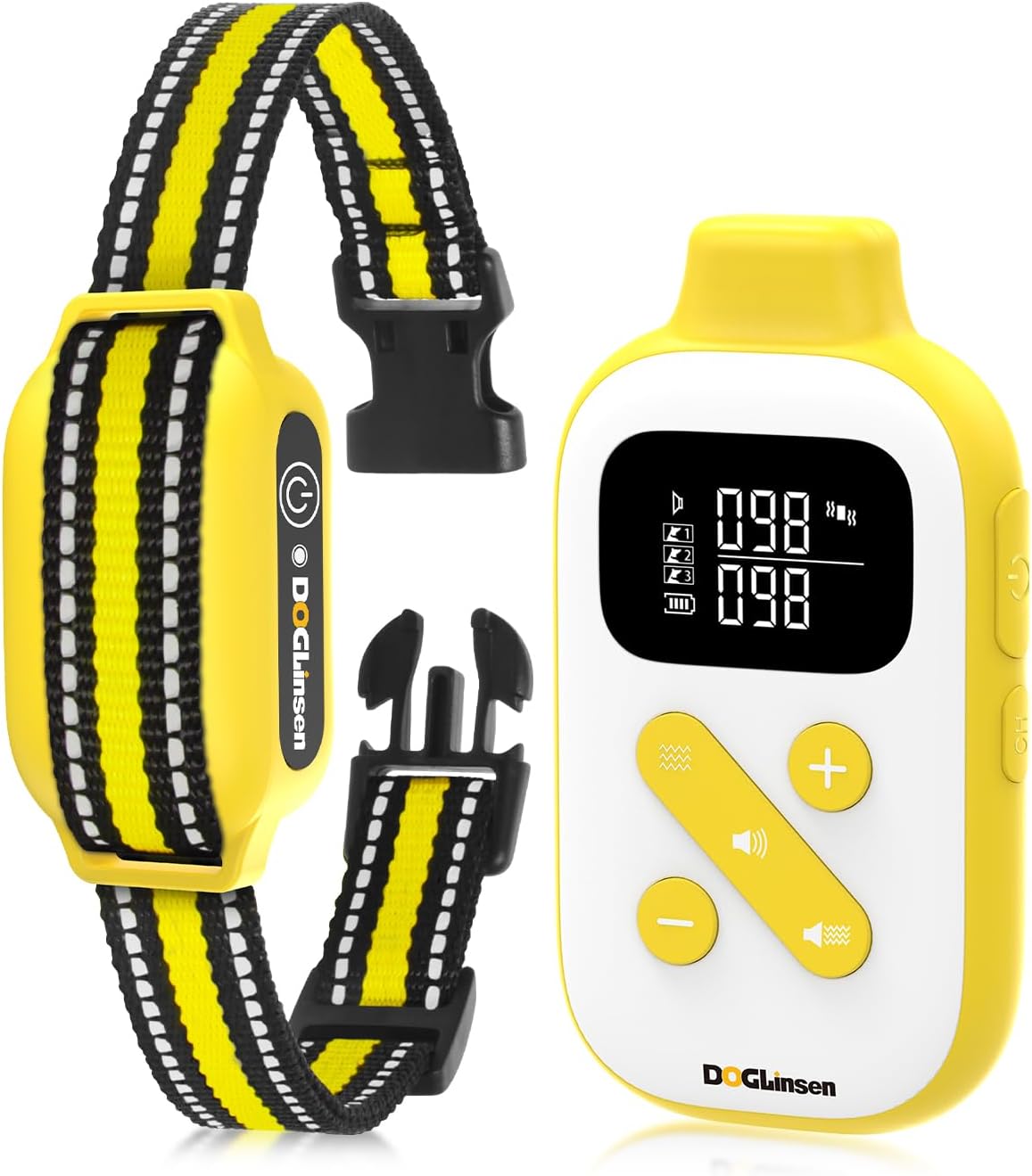 No Shock Dog Training Collar with Remote for All Dog Sizes