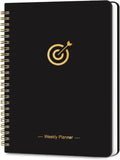 Undated Weekly Planner 10.7in x 7.2in - Weekly Planner with Habit