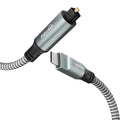 USB C to Toslink Digital Optical Audio Cable 4 Ft - Unidirectional
