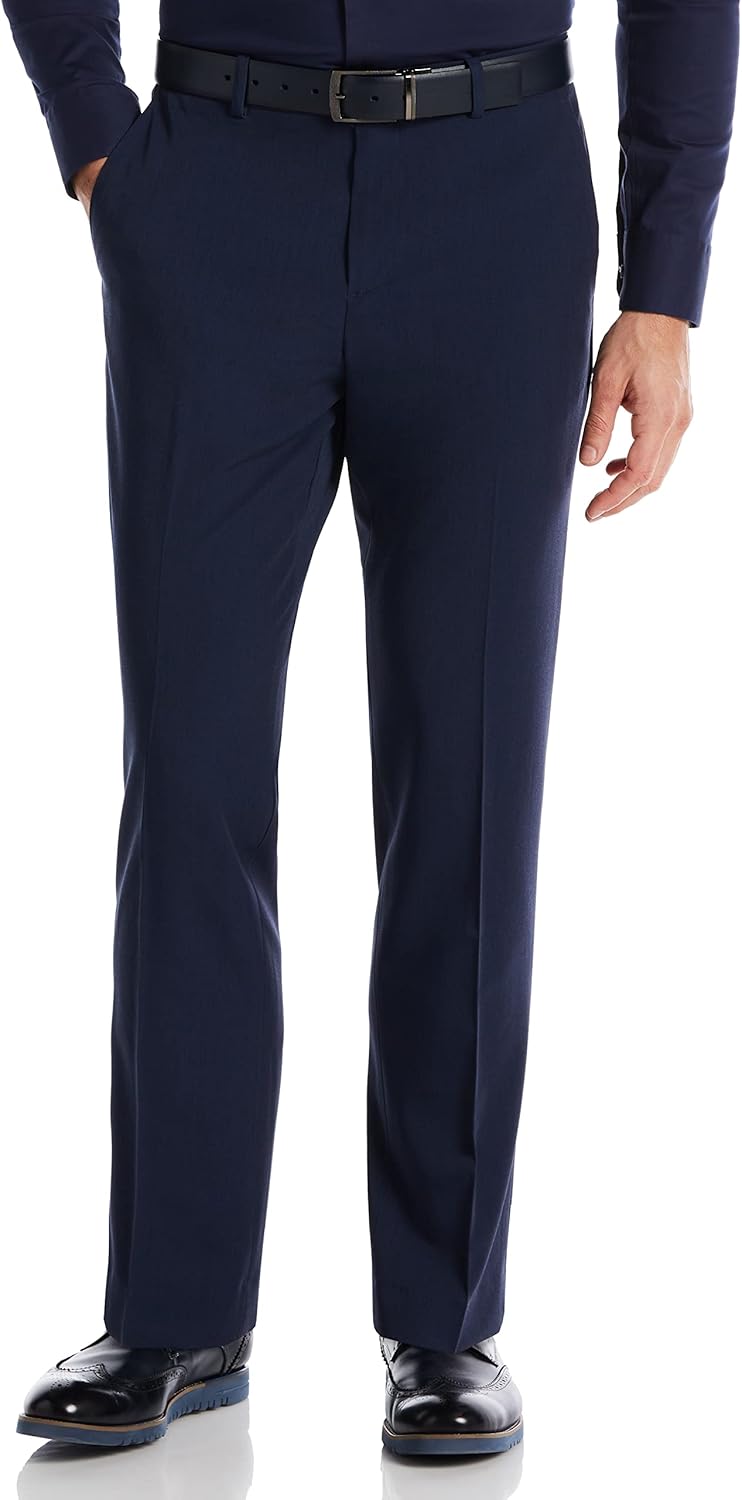 Perry Ellis Men's Modern Fit Stretch Dress Pants for Comfort
