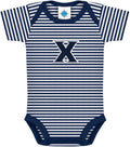 College Baby NCAA Infant Striped Bodysuit - Official Logo