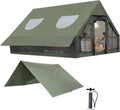 KIKILIVE Inflatable 4 Season Camping Tent: Easy Setup, Waterproof & Glamping Ready