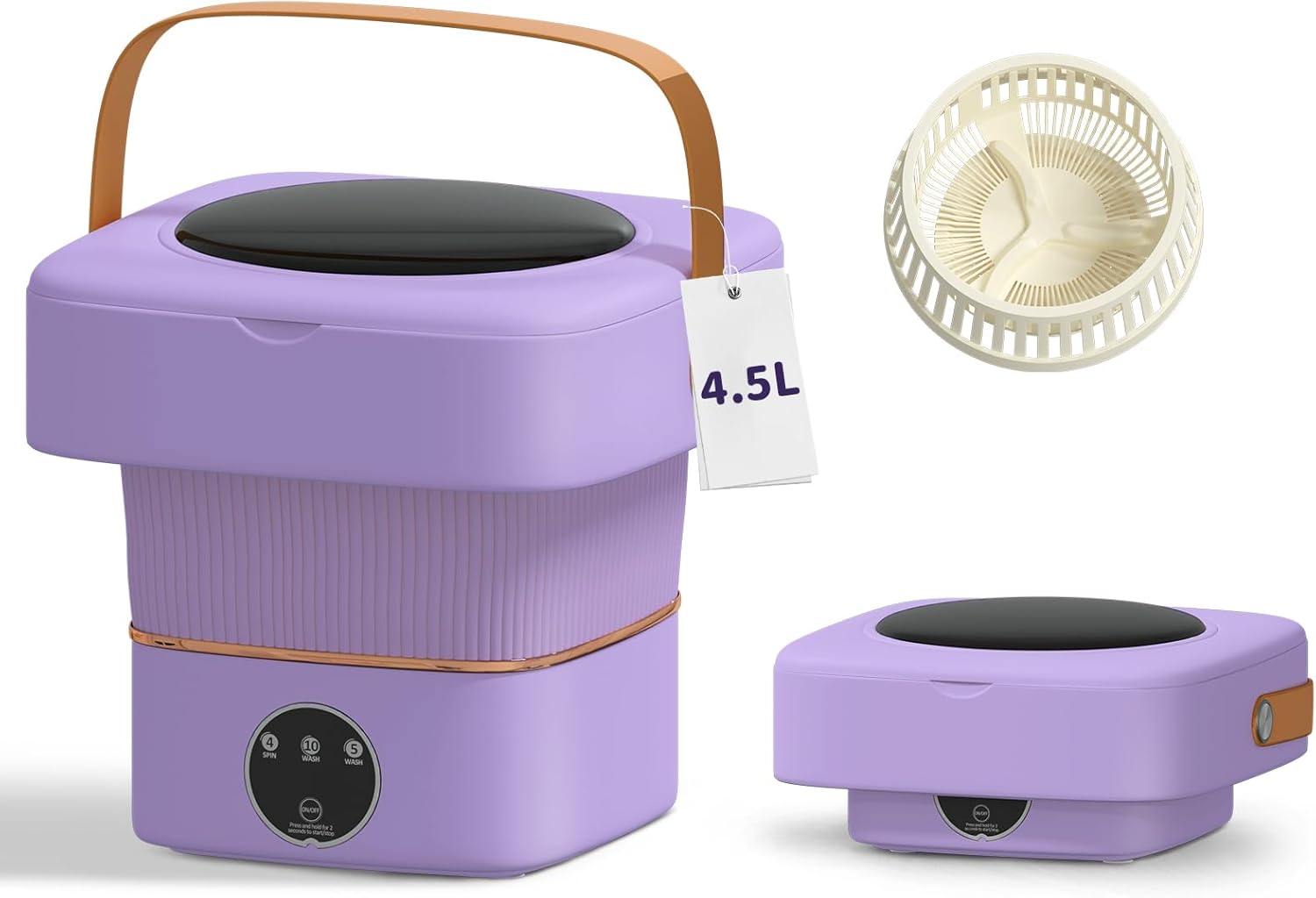 DOGHLY Mini Washer: Portable 3-in-1 Cleaning Power!