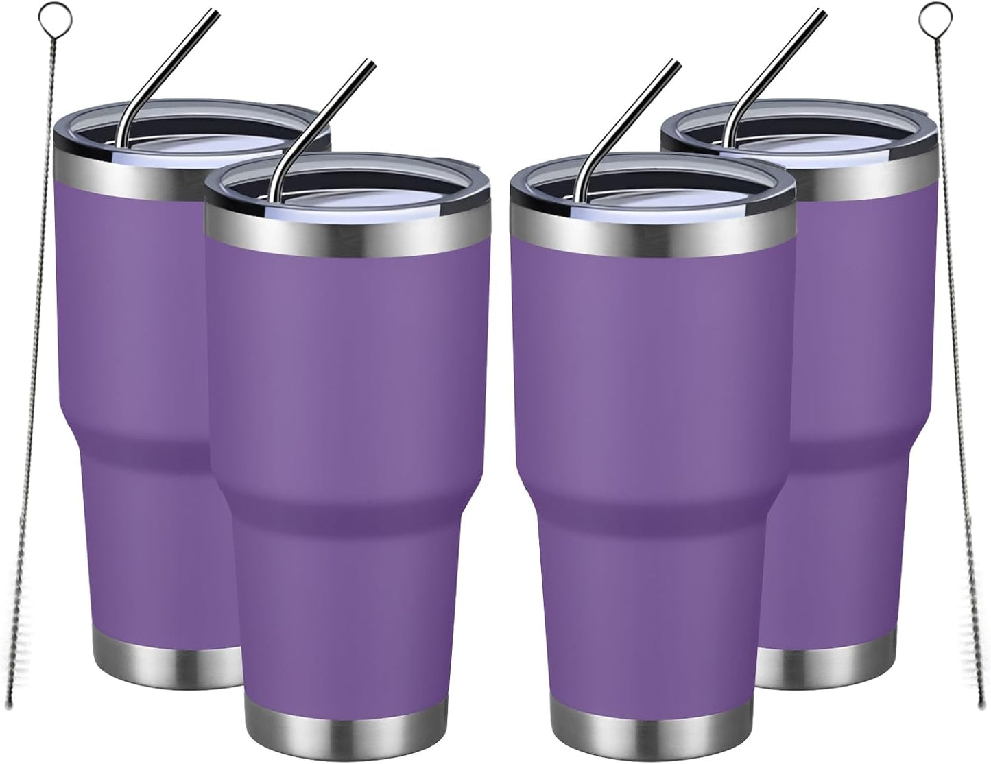 MEWAY 30oz Insulated Tumbler for Hot and Cold Drinks - 4 Pack