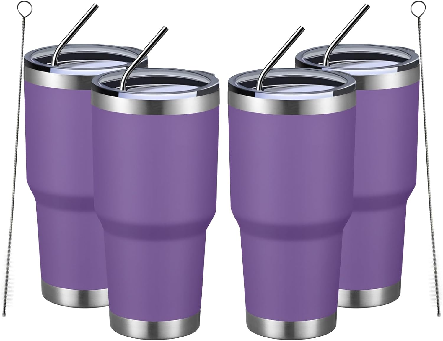 MEWAY 30oz Insulated Tumbler for Hot and Cold Drinks - 4 Pack