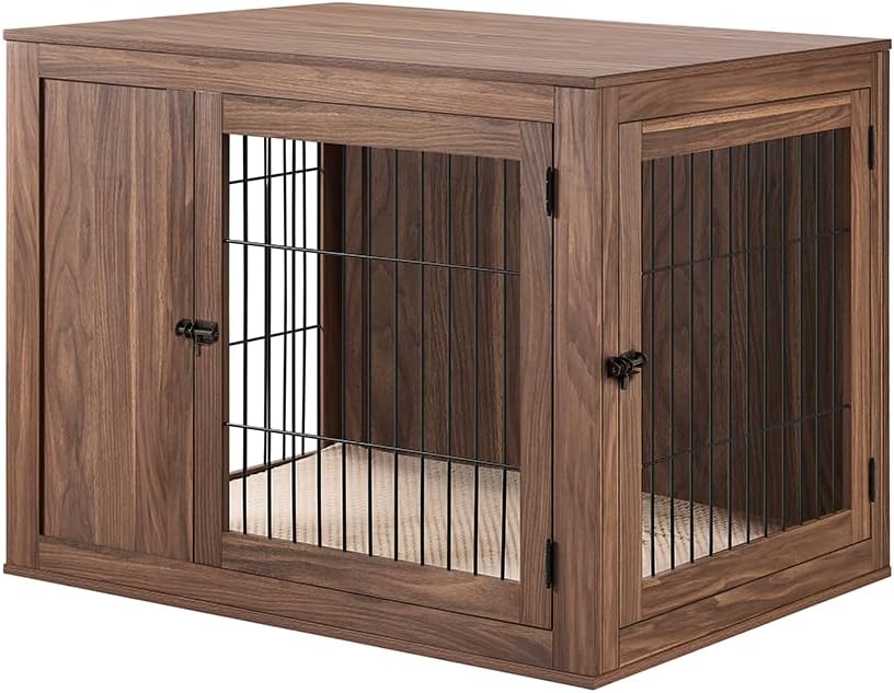 Elegant 38.5 Inch Dog Crate That Doubles as a Stylish Table