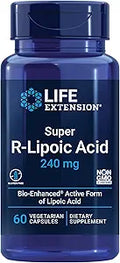Super R-Lipoic Acid 240 mg - High Bioavailability Antioxidant