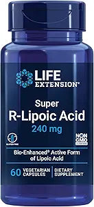 Life Extension Super R-Lipoic Acid for Cellular Energy Support