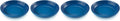 Le Creuset Stoneware Set of 4 Pasta Bowls, 8.5 in Marseille