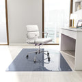 Tempered Glass 46in x 55in Chair Mat - Durable Transparent Protector