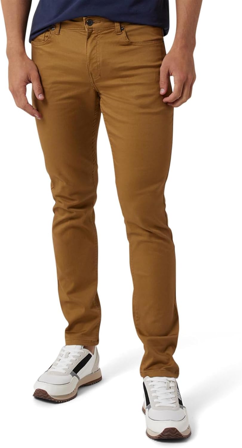 DKNY Mens Slim Fit Business Casual Pants for Everyday Wear