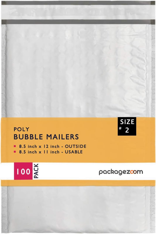 8.5x12 inches Poly Bubble Mailers for Secure Shipping Needs