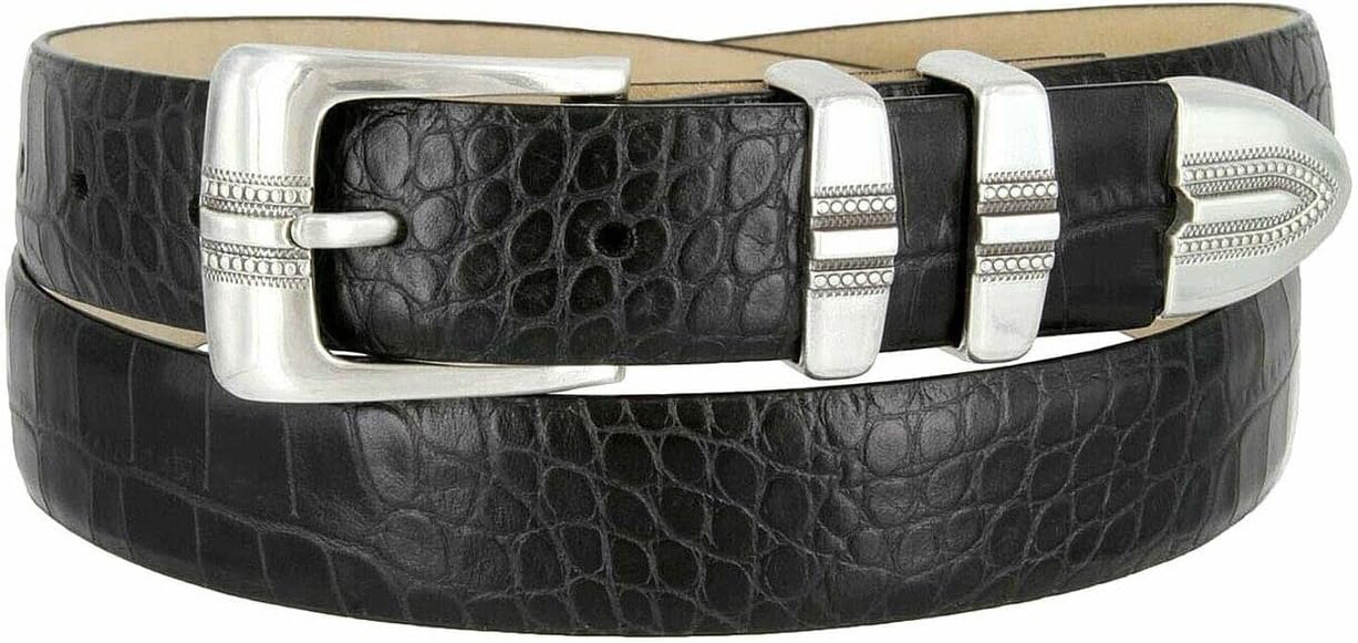 Genuine Full-Grain Cowhide Leather Designer Golf Dress Belt