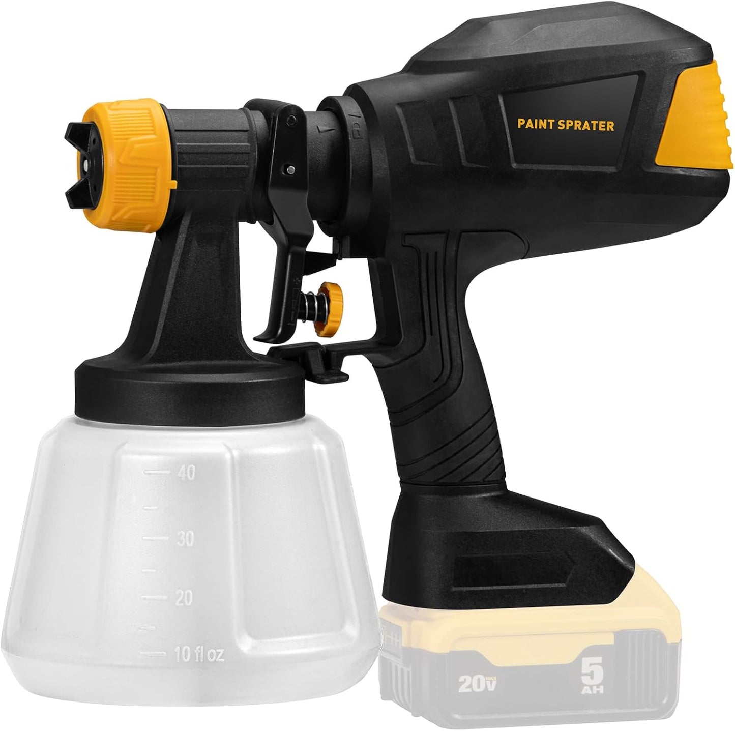 Brushless Cordless Paint Sprayer for Dewalt 20V Battery Users