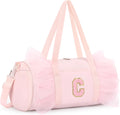 Dance Bag for Girls 6-8 Personalized Pink Duffle with Shoe Compartment