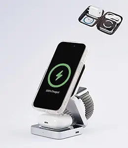 POLIFALL 3 in 1 Charging Station for Apple Devices and More