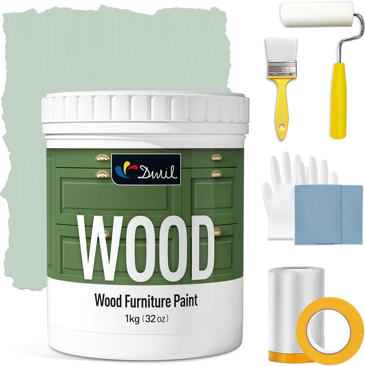 DWIL Matte Finish Furniture Paint for Easy Home Refinishing