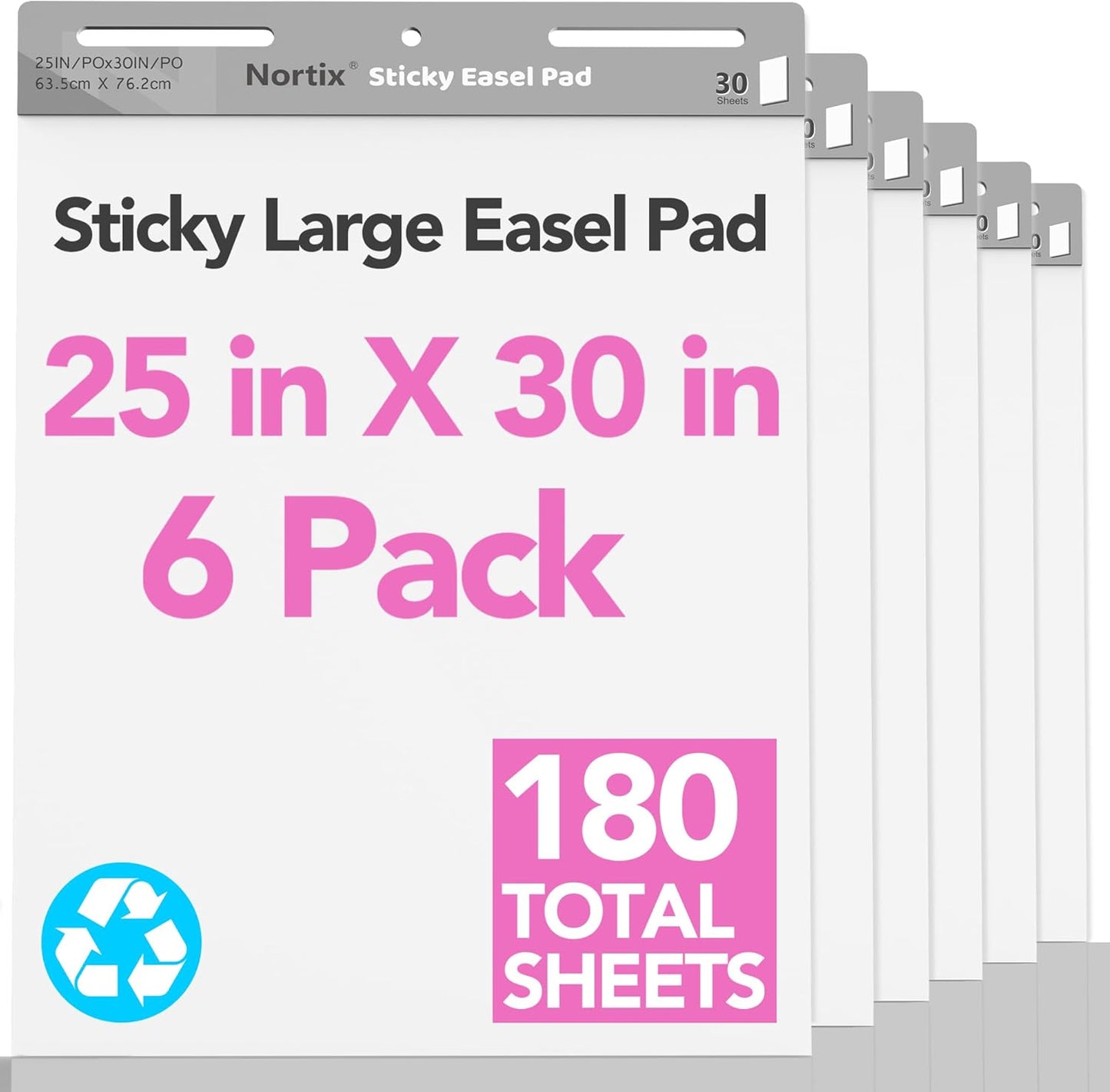 Nortix Sticky Easel Pads for Teachers - Large Chart Paper