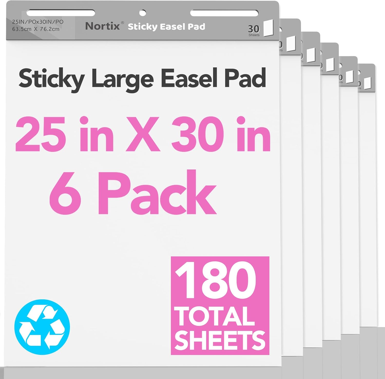 Nortix Sticky Easel Pads for Teachers - Large Chart Paper