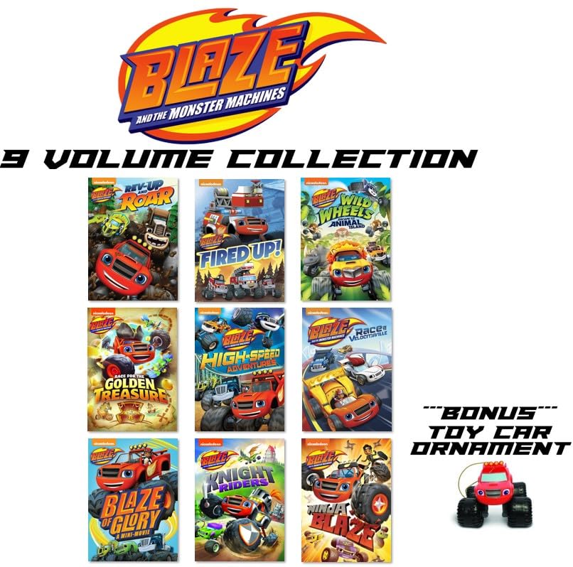 Blaze and the Monster Machines 9-Volume DVD Collection for Kids