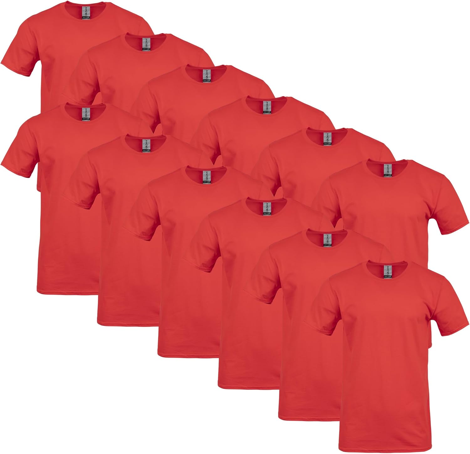 Gildan Adult Softstyle Cotton T-Shirt Multipack for Comfort