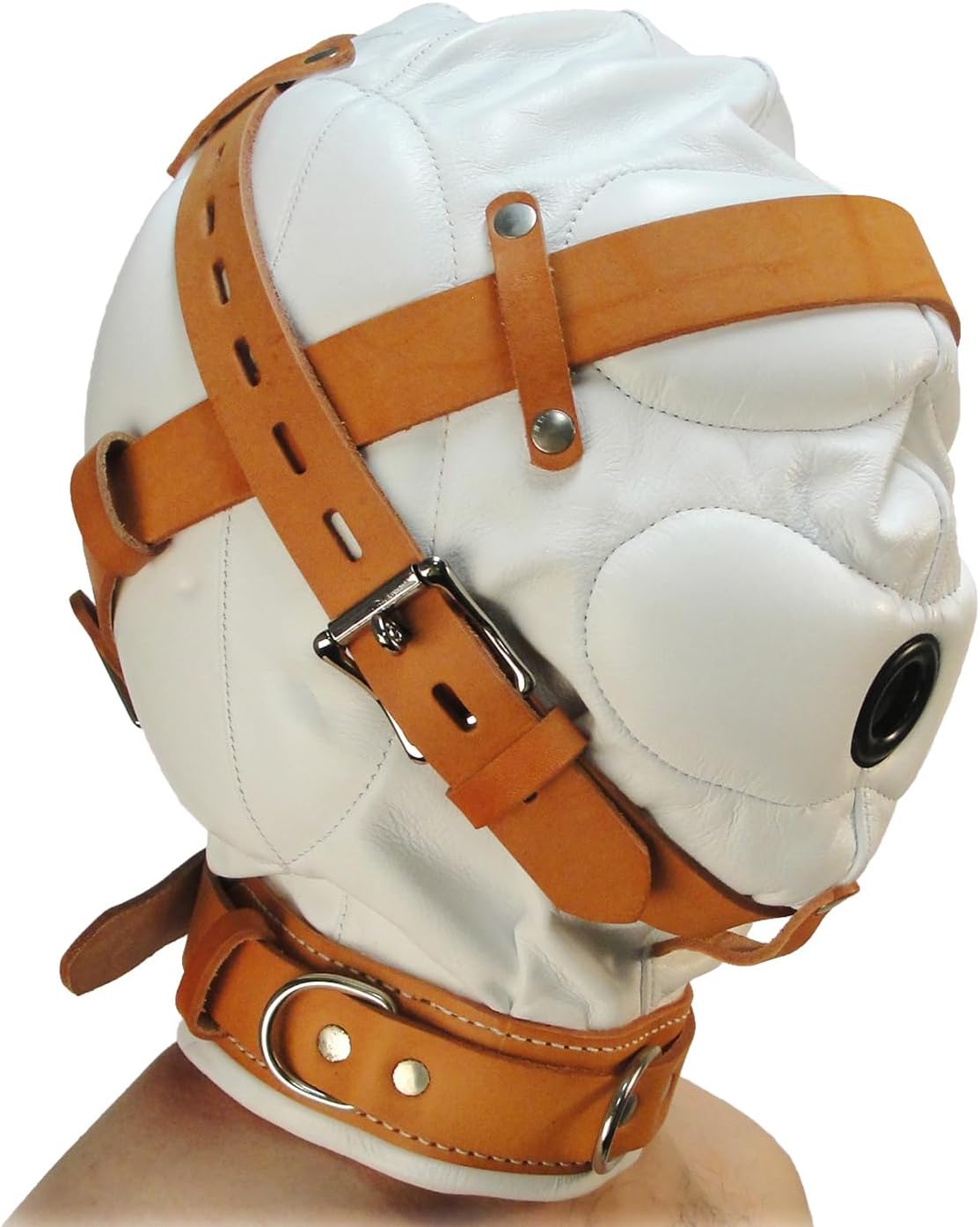 Strict Leather Total Sensory Deprivation Hood for Ultimate Experience