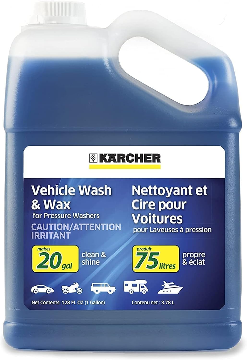 Krcher Wash & Wax Detergent - 1 Gallon