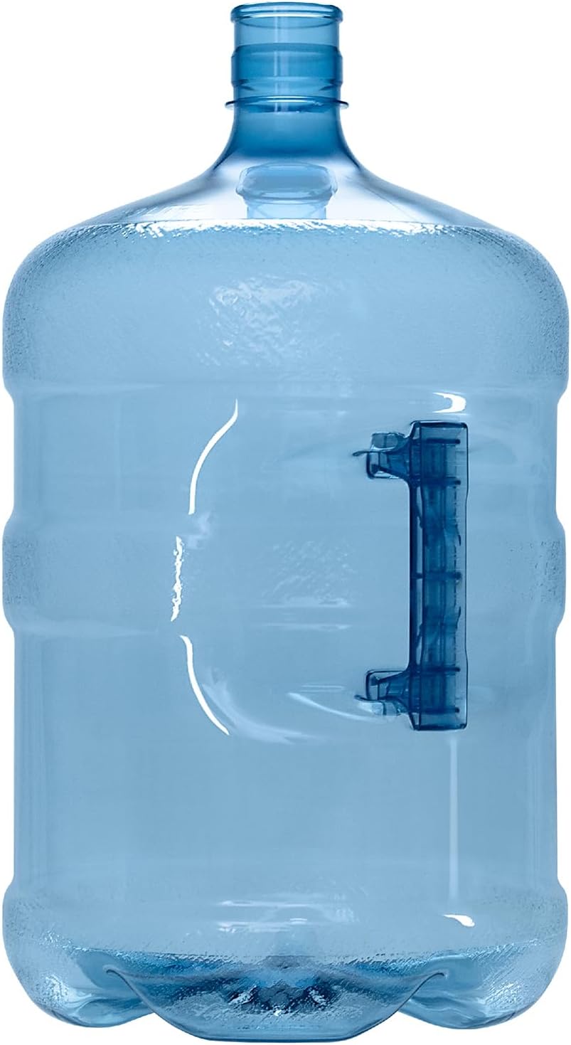 Brio B.P.A. Free 5 Gallon Plastic Crown Cap Water Bottle