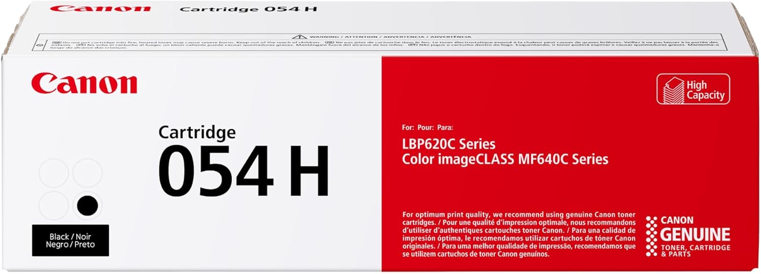 Canon Genuine Black Toner 054 High Capacity