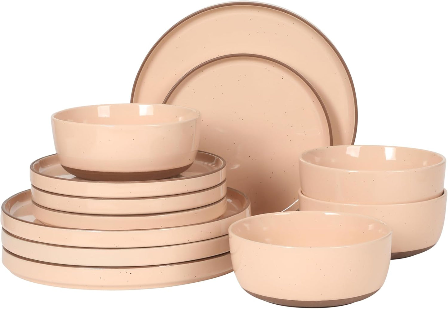 Gibson Elite Northrock Stoneware Dinnerware Set for 4 People