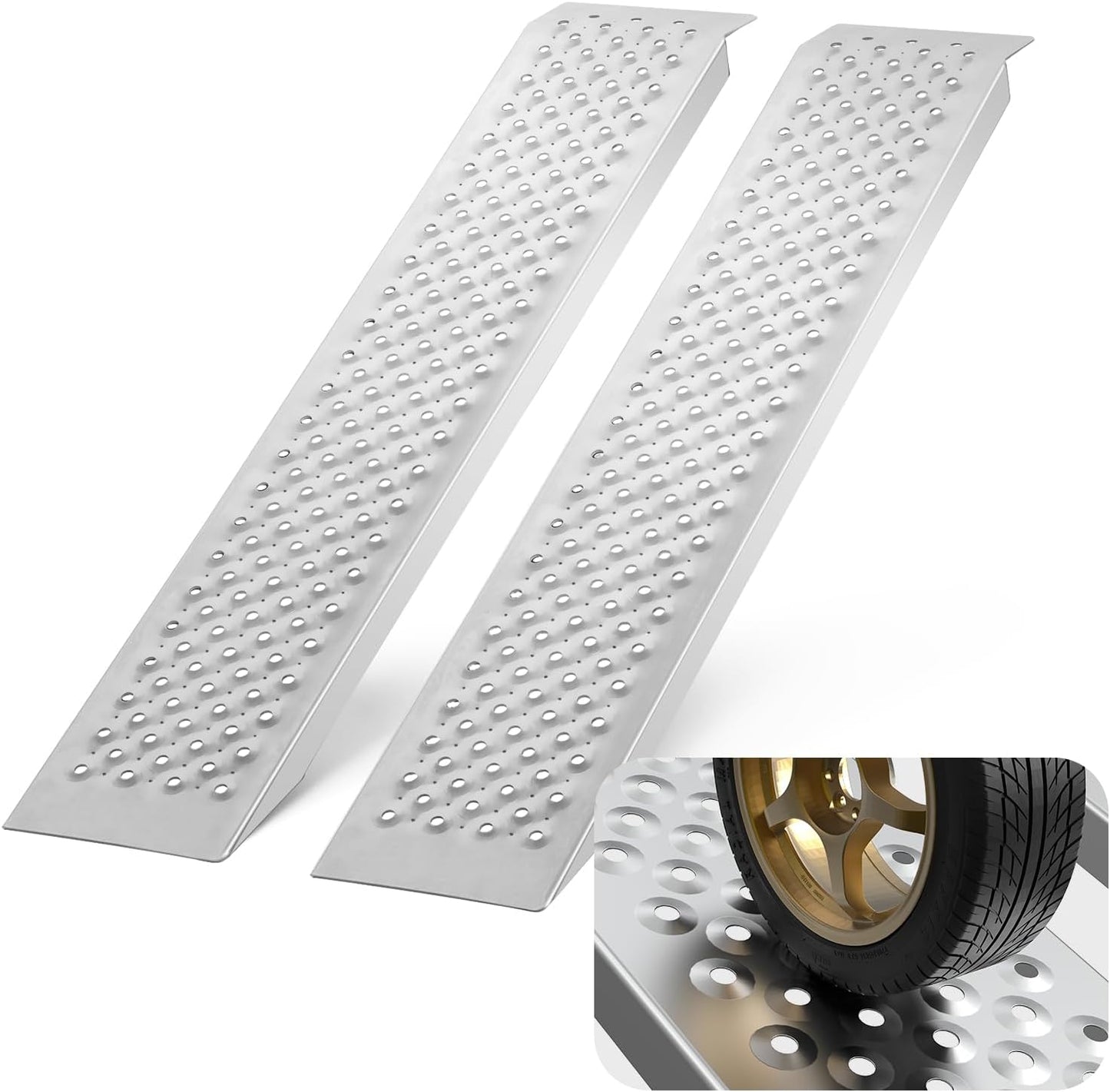 VEVOR Aluminum Ramps for Safe Loading of Motorcycles and ATVs