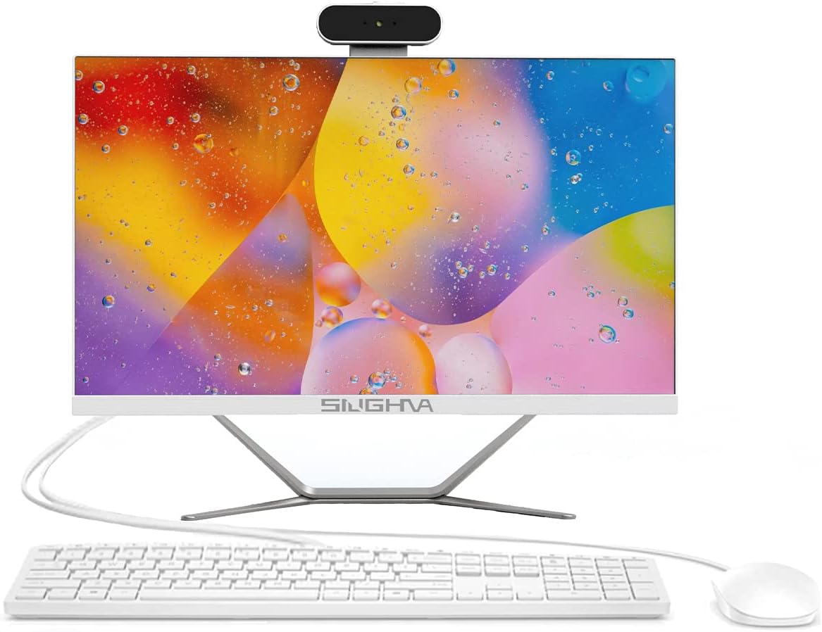 Powerful All-in-One Desktop: Quad-Core, 16GB RAM, 512GB SSD