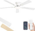 52 in Ceiling Fan with Light - Quiet Low Profile with App Control