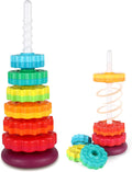 JUXUE Rainbow Spinning Toy - Perfect Toddler Gift