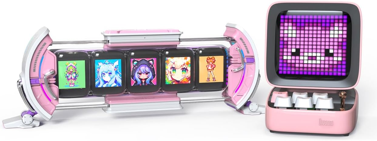 Divoom Cute Pixel Speaker & Clock Combo