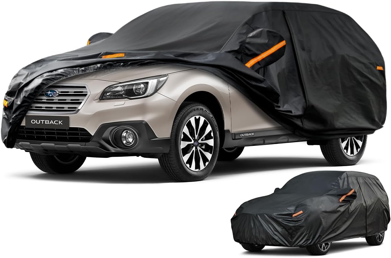 Kayme 7 Layers SUV Car Cover for Subaru Outback Waterproof