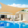 Sun Shade Sail 8ftx14ft Sand Rectangle Canopy Sail - Cool UV