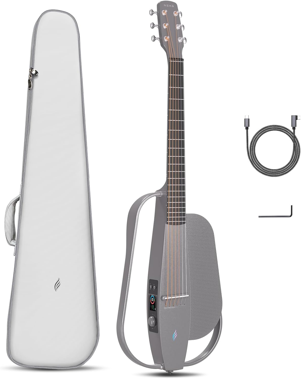 Enya Carbon Fiber Smart Guitar Set with Wireless Speaker