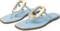 Flip-Flops for Women Thong Sandals Flat Black Slip