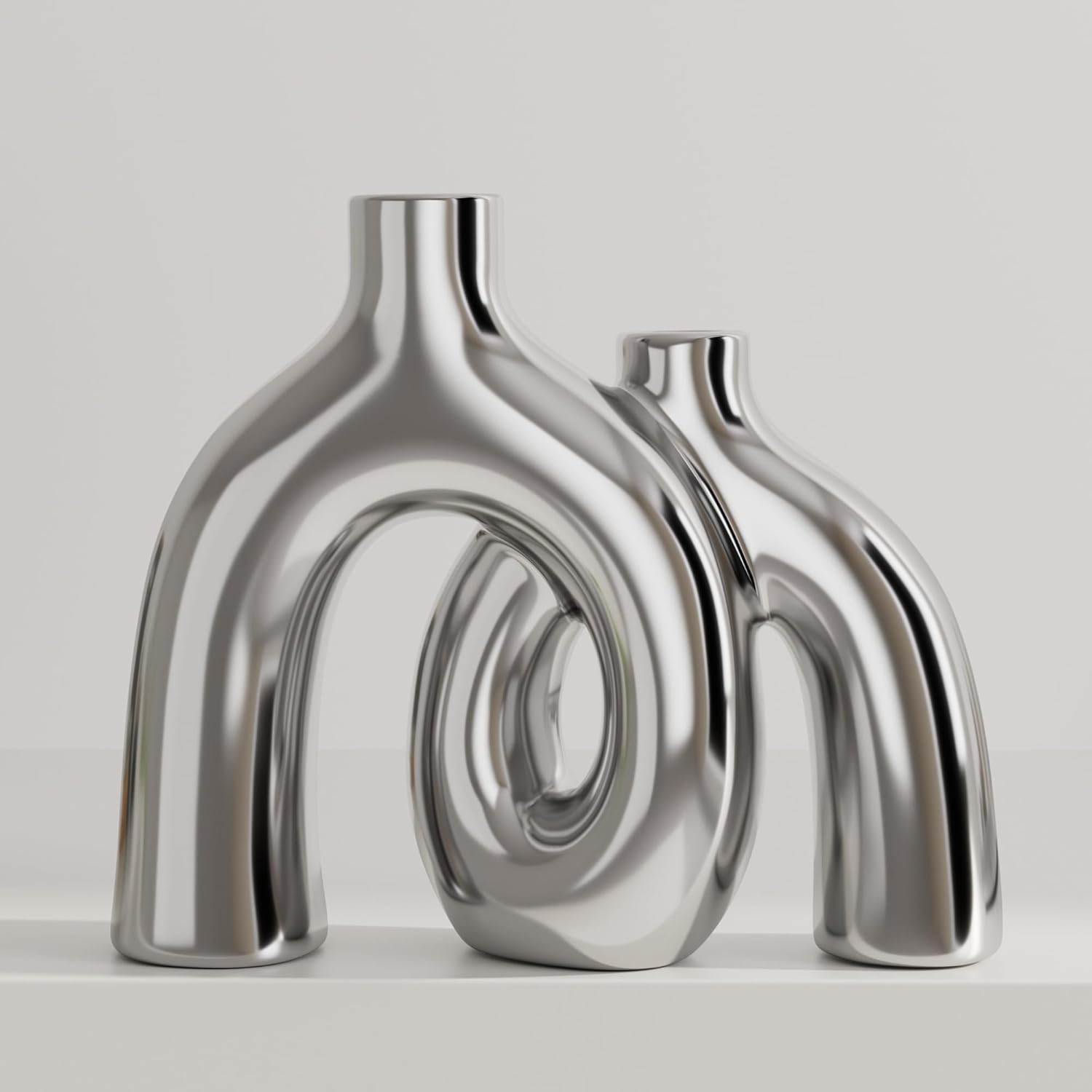 Hug Donut Decorative Vase Set - Modern Nordic Boho Style Decor