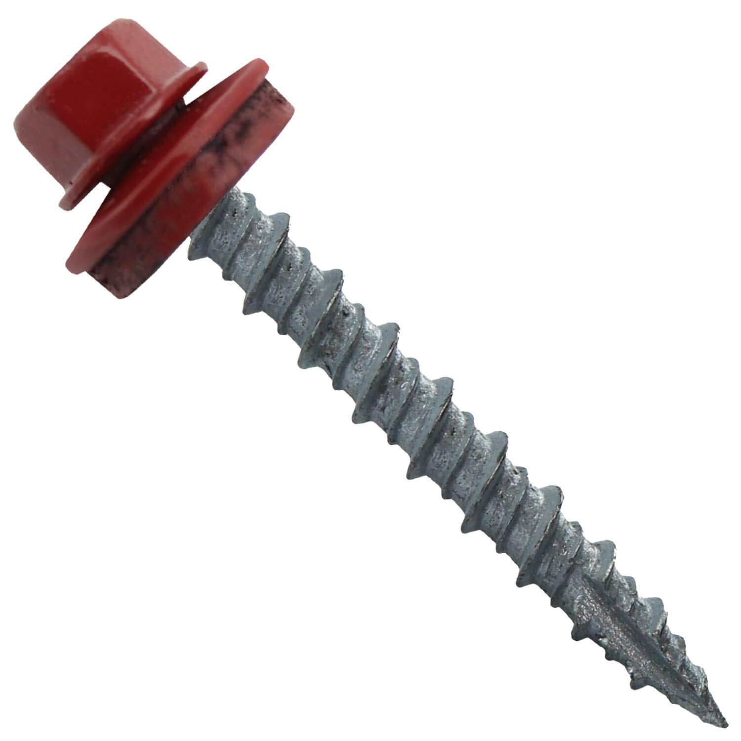 Metal Roofing Screws: 250 Dark Red Hex Head Sheet Metal Screws