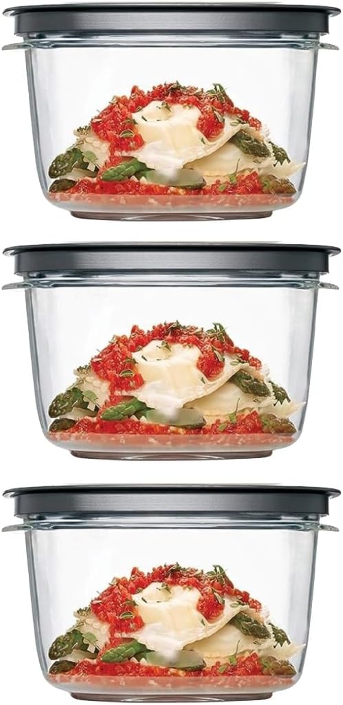 Rubber Maid Premier Flex & Seal Food Storage Set, 7 Cup Bundle