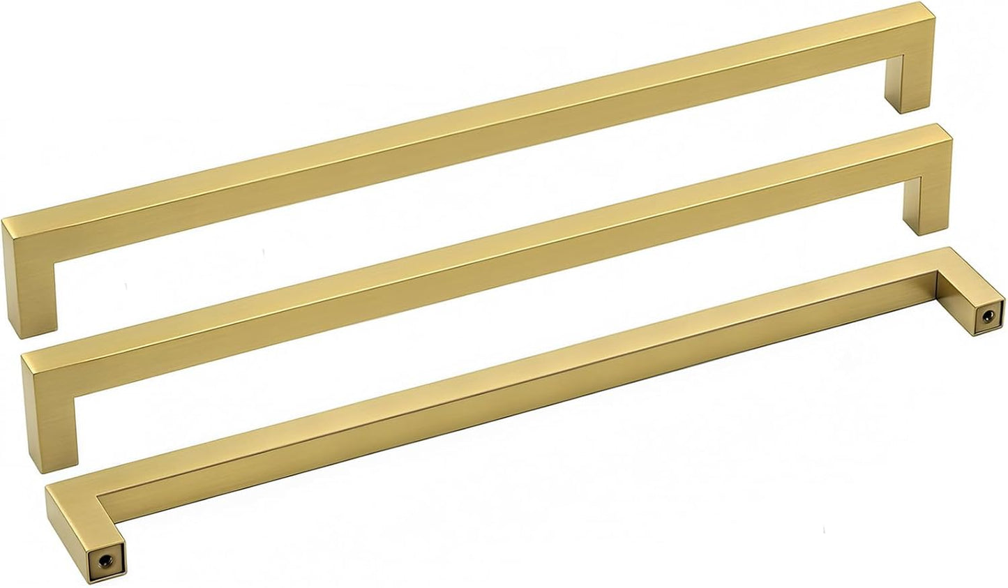 Brushed Brass Cabinet Hardware Pulls for Modern Home Decor