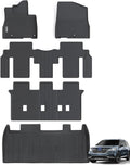 Floor Mats for Kia Carnival 2022 2023 2024 2025 8 Seats - Full Set Fit