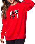 chicka-d women's super soft cloud fleece crew for cozy comfort
