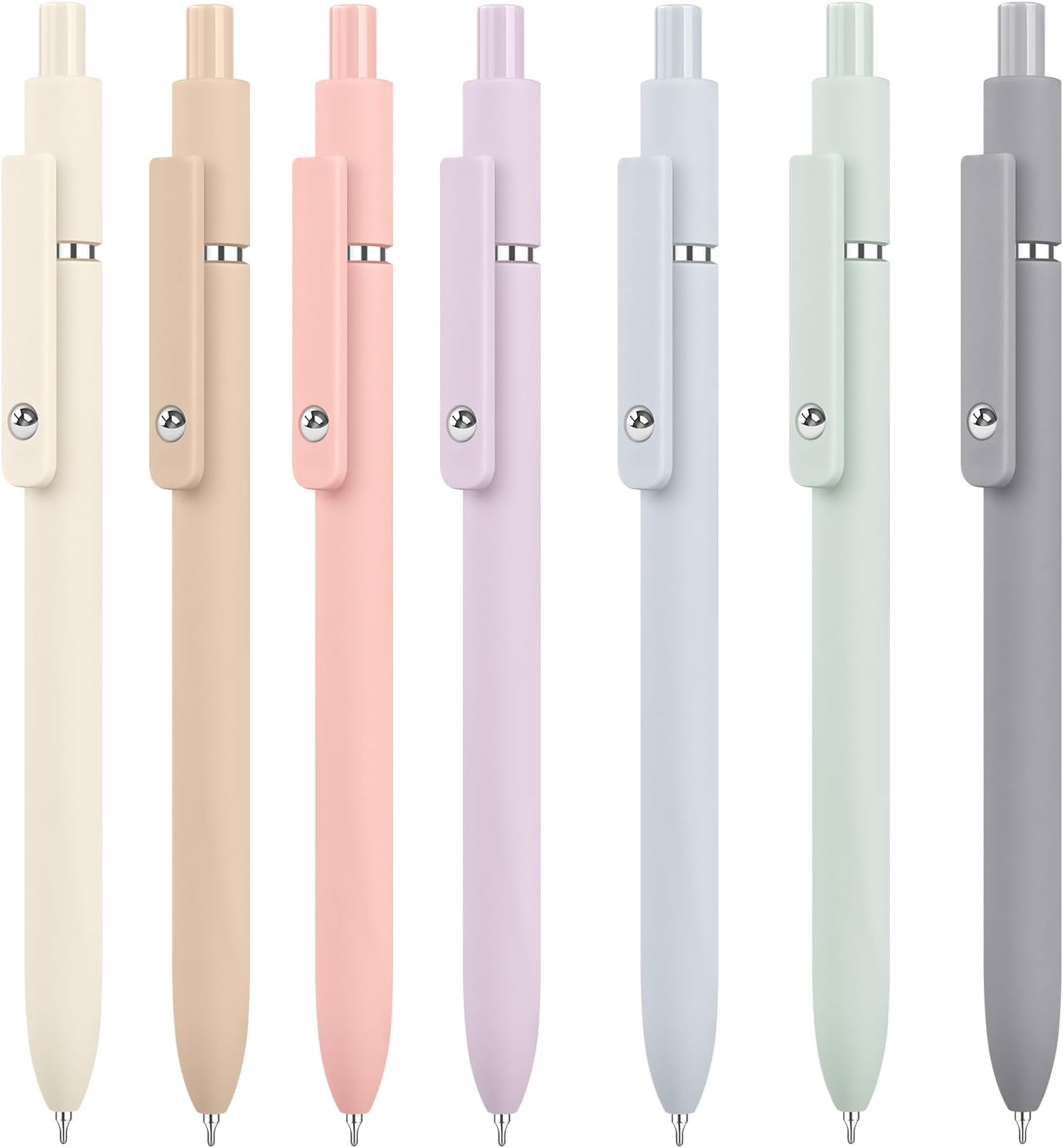 Aesthetic Gel Pens - Fine Point Black Ink, Cute Desk Accessories