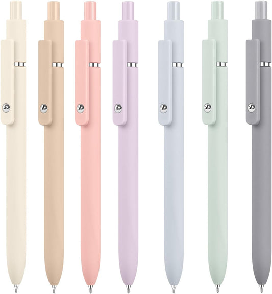 Aesthetic Gel Pens - Fine Point Black Ink, Cute Desk Accessories