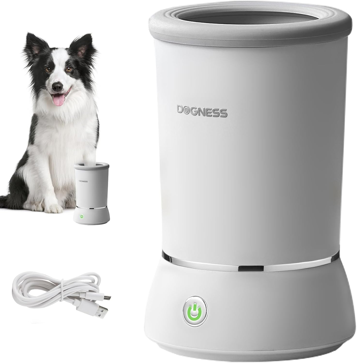 DOGNESS W01 Automatic Dog Paw Cleaner for Small Dogs and More