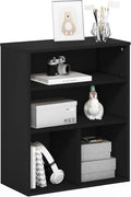 Furinno Pasir 3 Tier Display Bookcase, Black Oak - Compact Storage