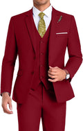 High-End Slim Fit 3 Piece Suit for Men - Perfect for Groomsmen